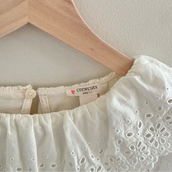 Crewcuts White Ruffled Top - Picture 7 of 8